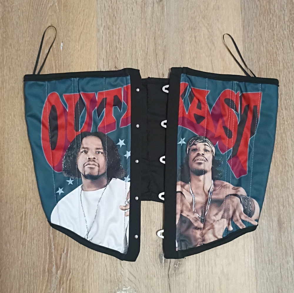Outkast Graphic Corset Top
